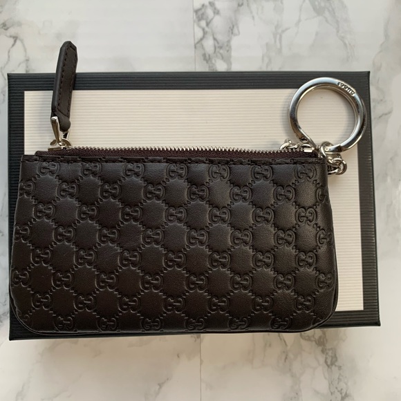 🇺🇸 Gucci Microguccissima Leather Keyholder Brown - Picture 2 of 8